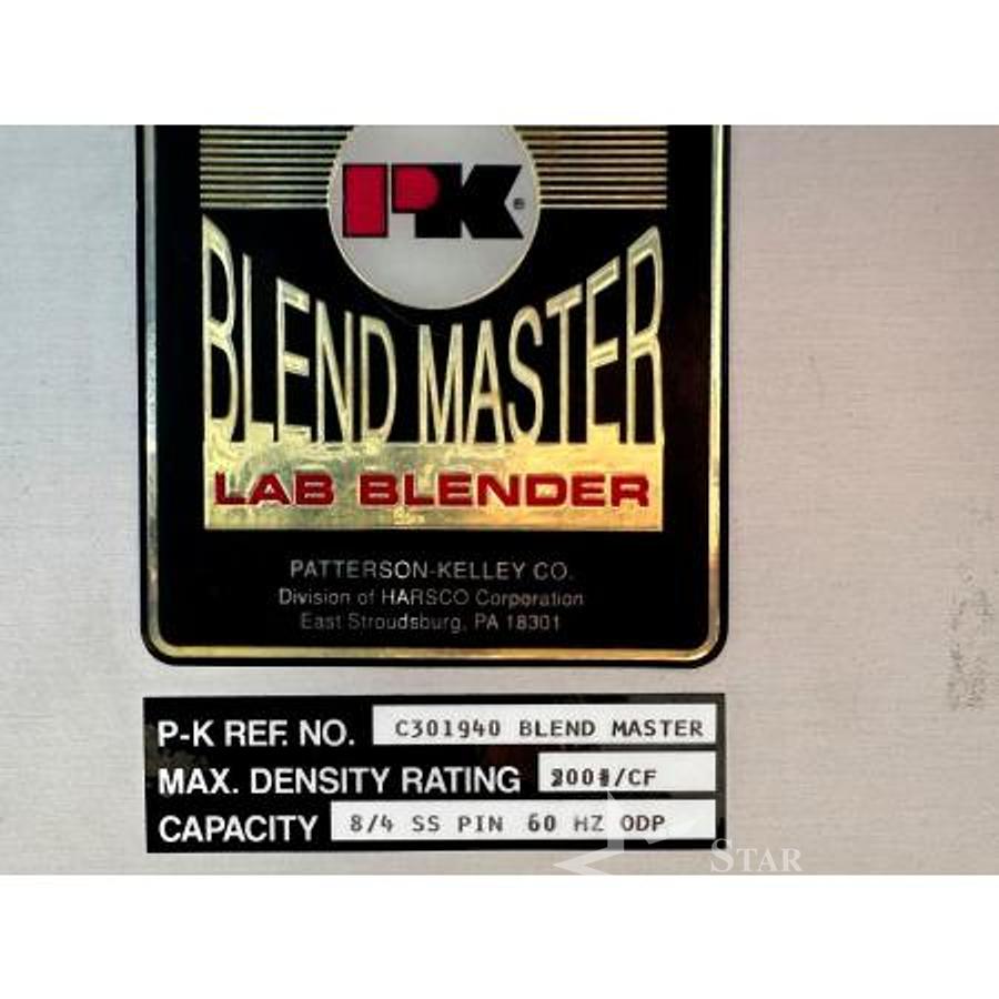 Used Patterson Kelly V-blender (Blend Master) with intensifier bar