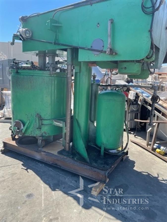 Used Myers Model 500-15-25 300 gallon Mixer