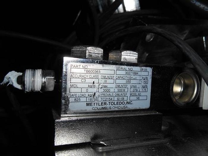 Used 1000 Liter Stainless Technology Jacketed Bag Vessel