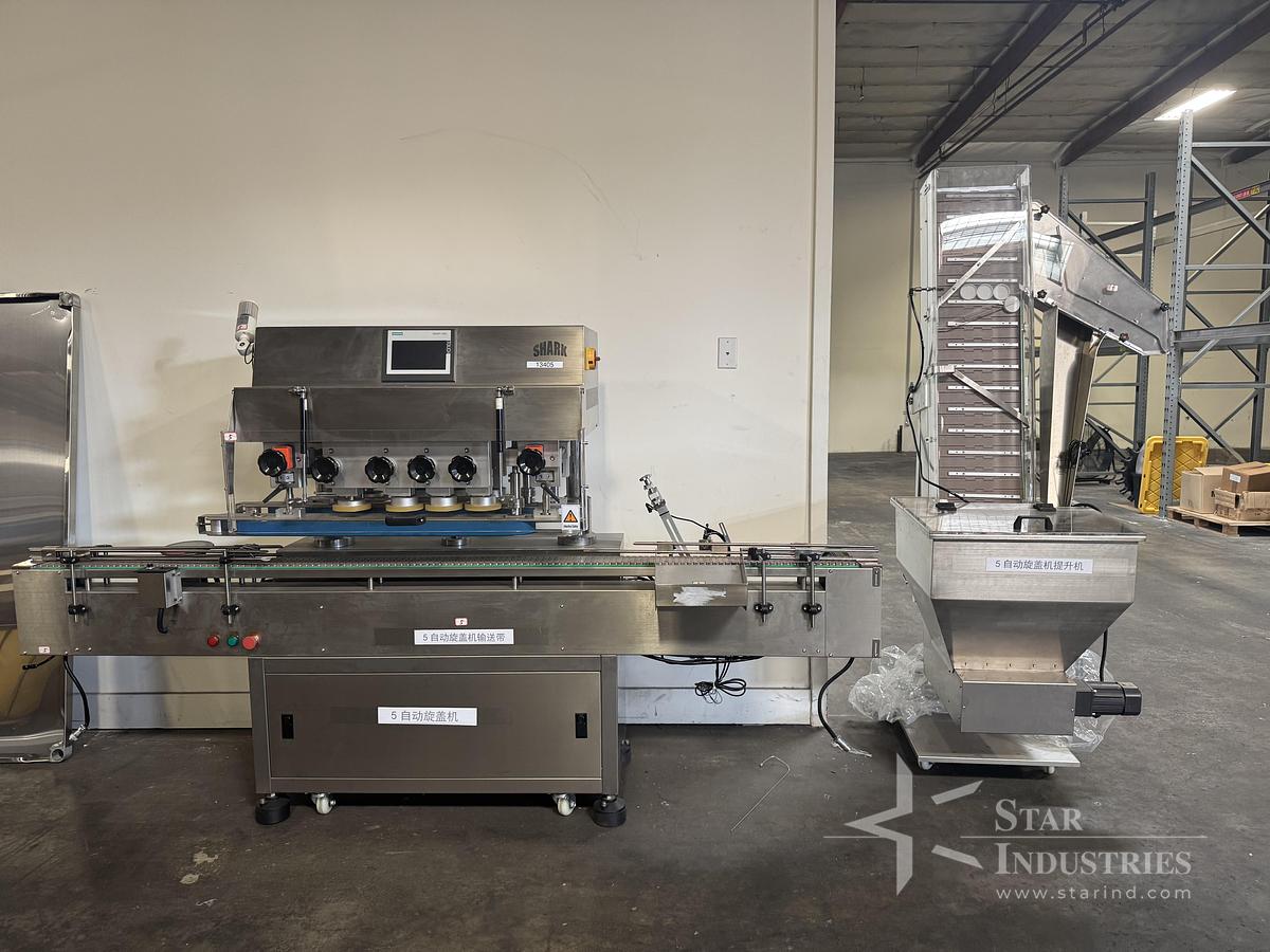 Used Shark Inline Bottle Packaging Line