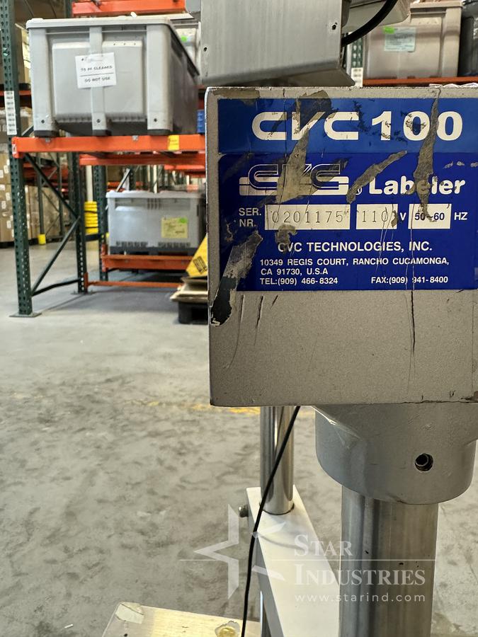 Used CVC Model 100 Labeler