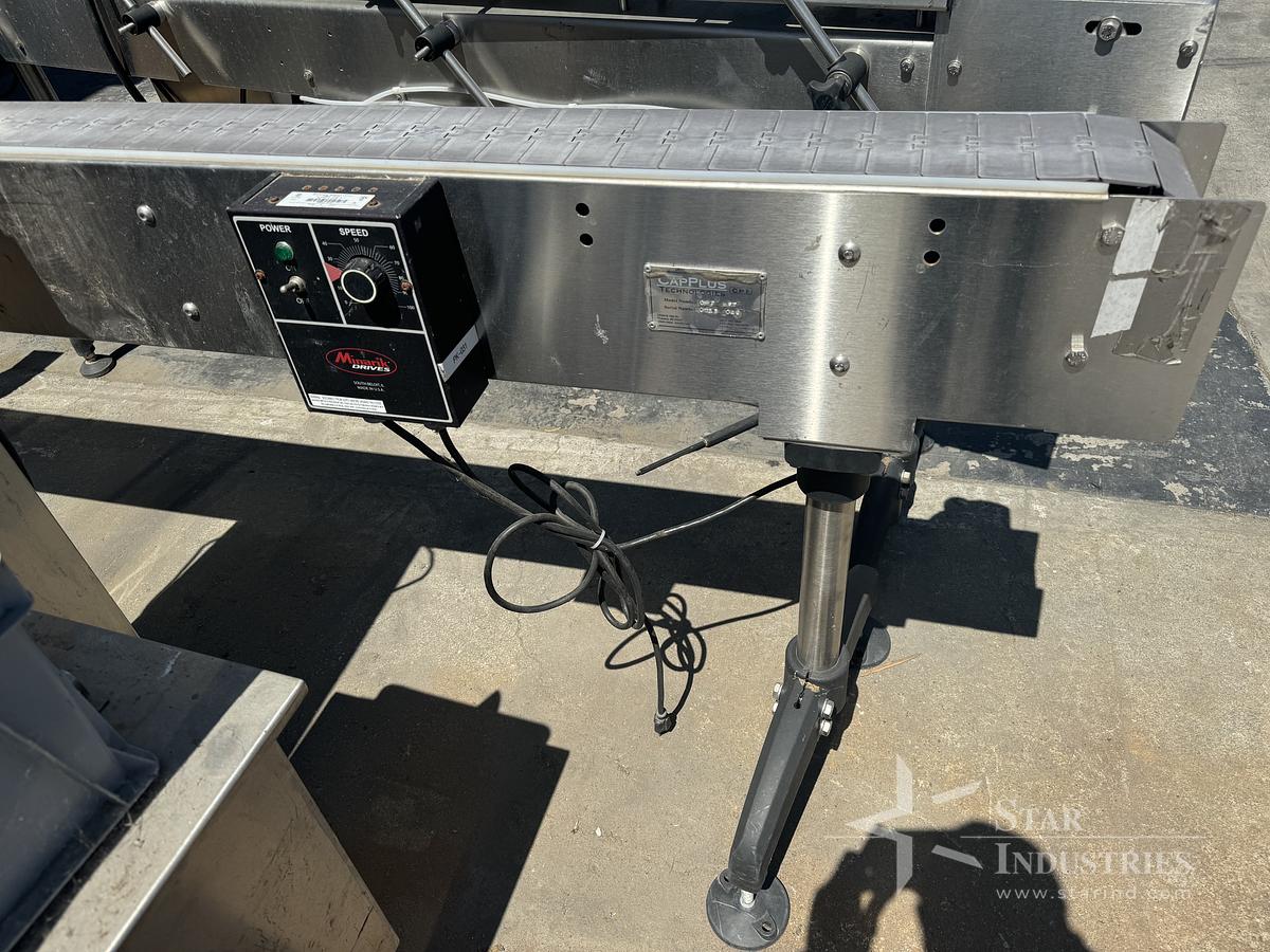 Used 8' x 4 1/2'' Conveyor. Variable Speed
