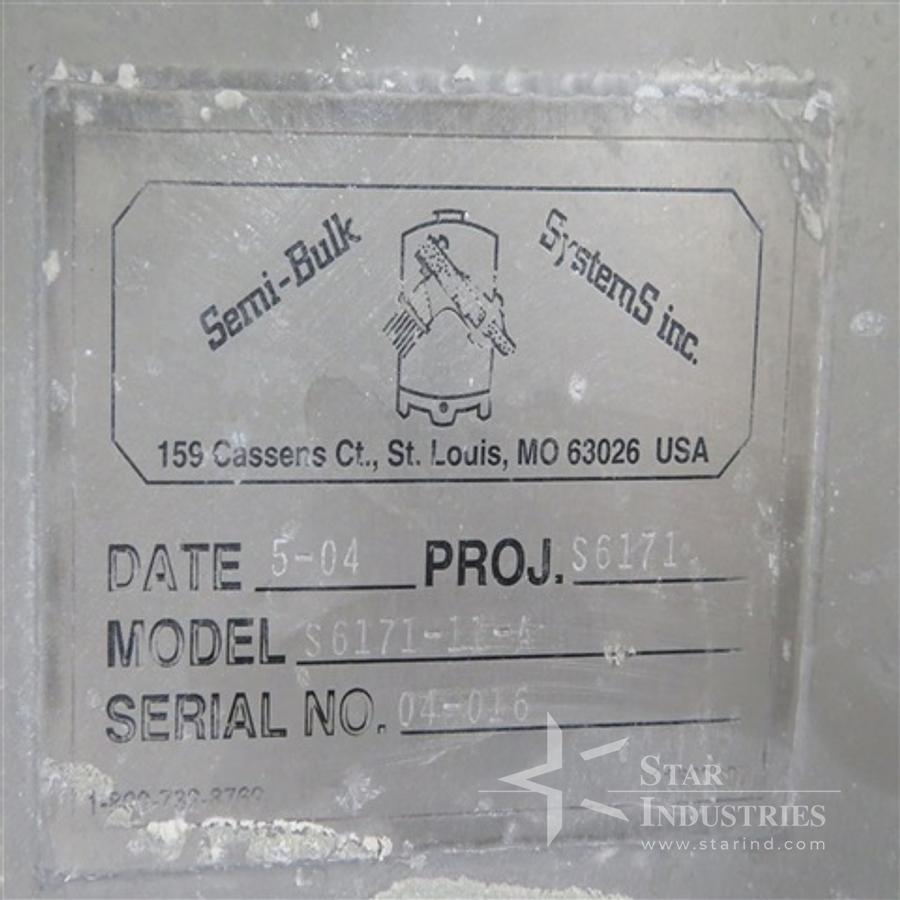 Used Stainless Steel Semi-Bulk Systems bag break station