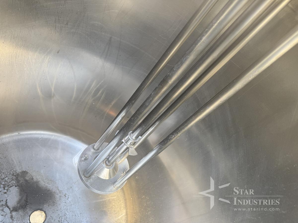 Used 50 gallon S.S. Tank with Emulsifier/Mixer
