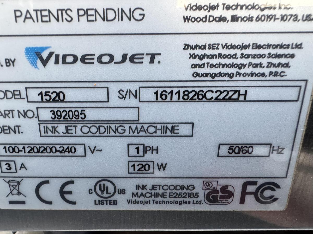 Used VideoJet Printer 1520