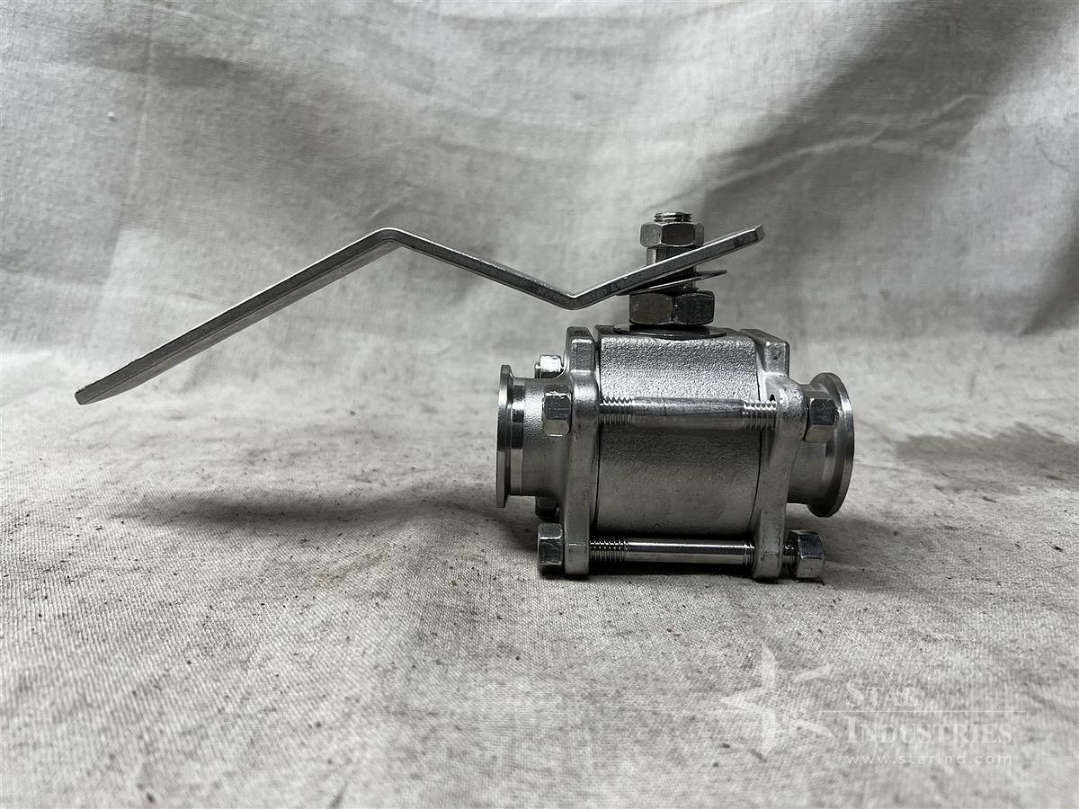 Used Stainless Steel Shut-Off Ball Valve