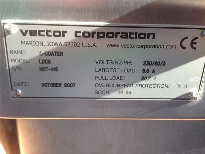 Used Vector LDCS Hi-Coater Lab Coating System