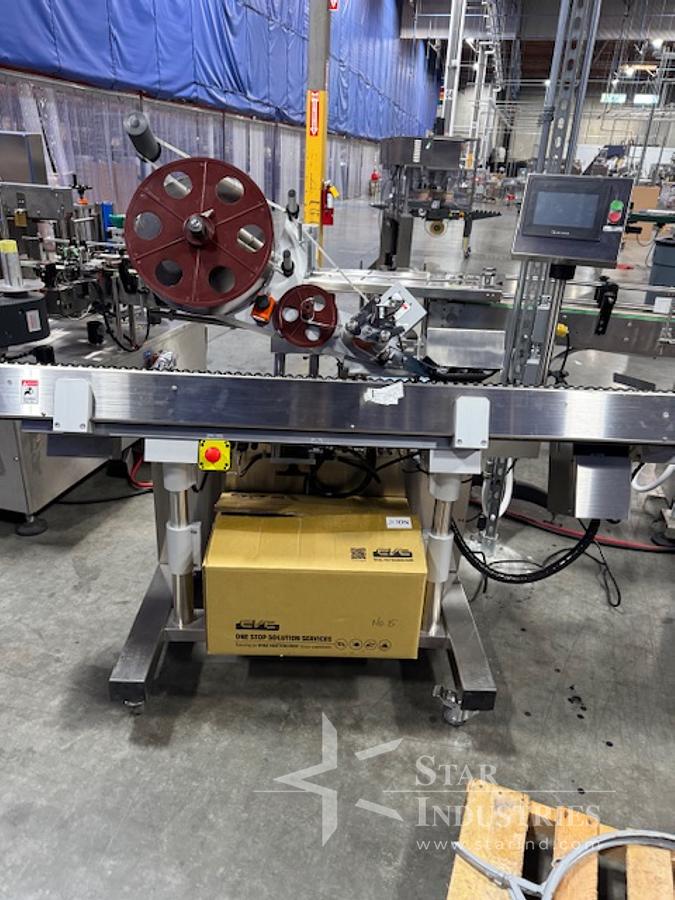 Used HORIZONTAL AMPULE LABELER CVC 350.U2
