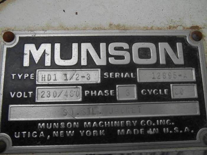 Used Munson HDI 1/2-3 Ribbon Blender