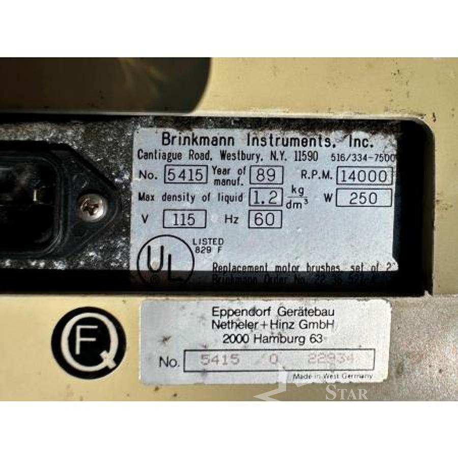 Used Eppendorf Centerfuge 5415C