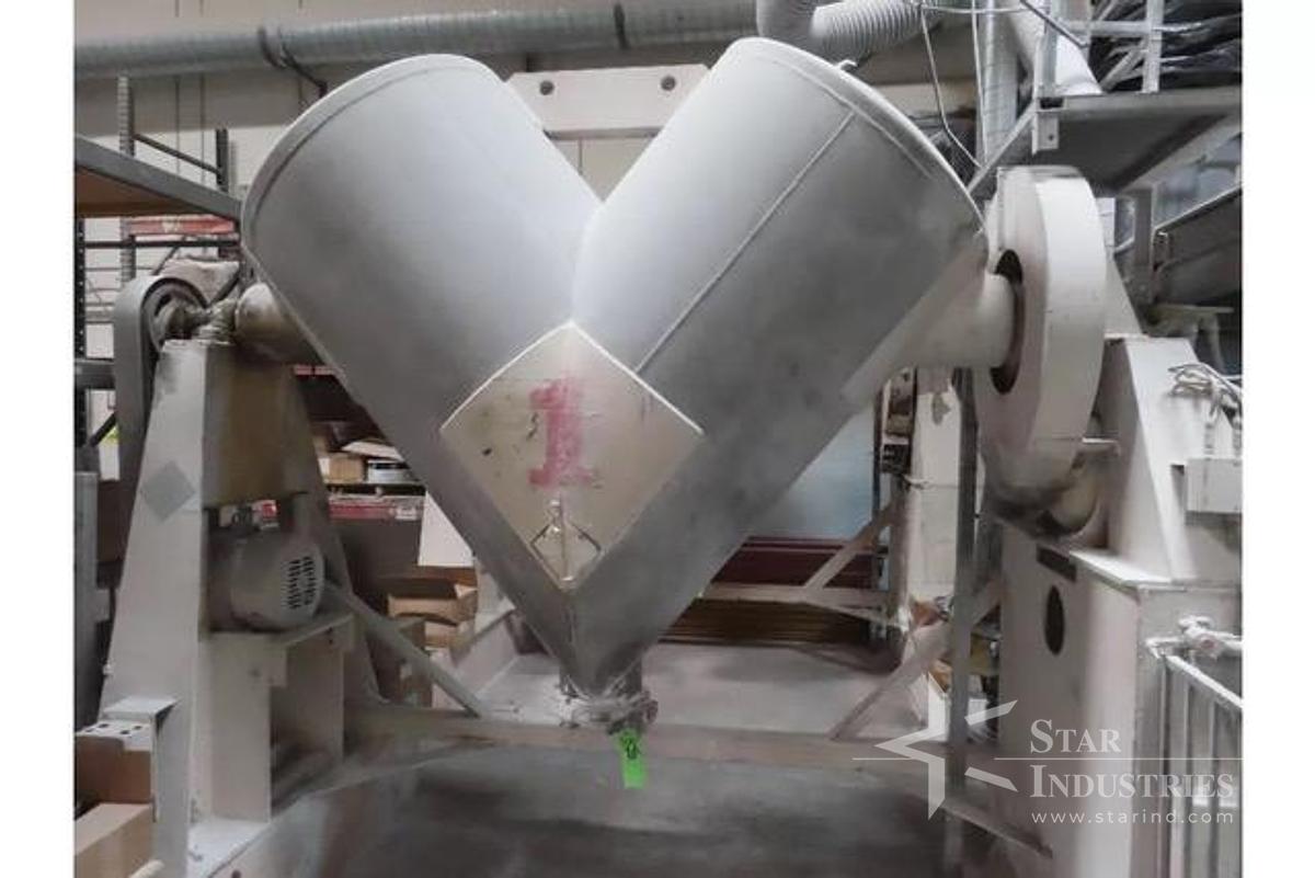 Used Patterson Kelly Liquid Solids V-Blender 40 cubic ft