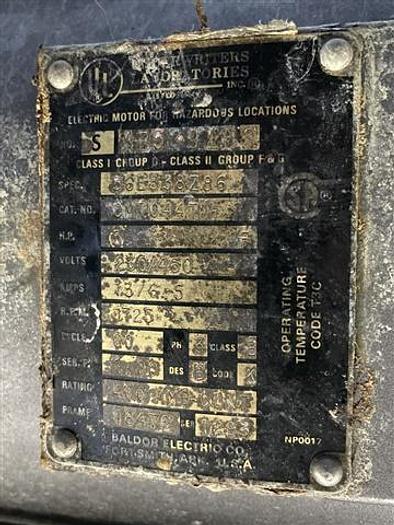 Used D6A Fitzmill, S/S, 5 HP