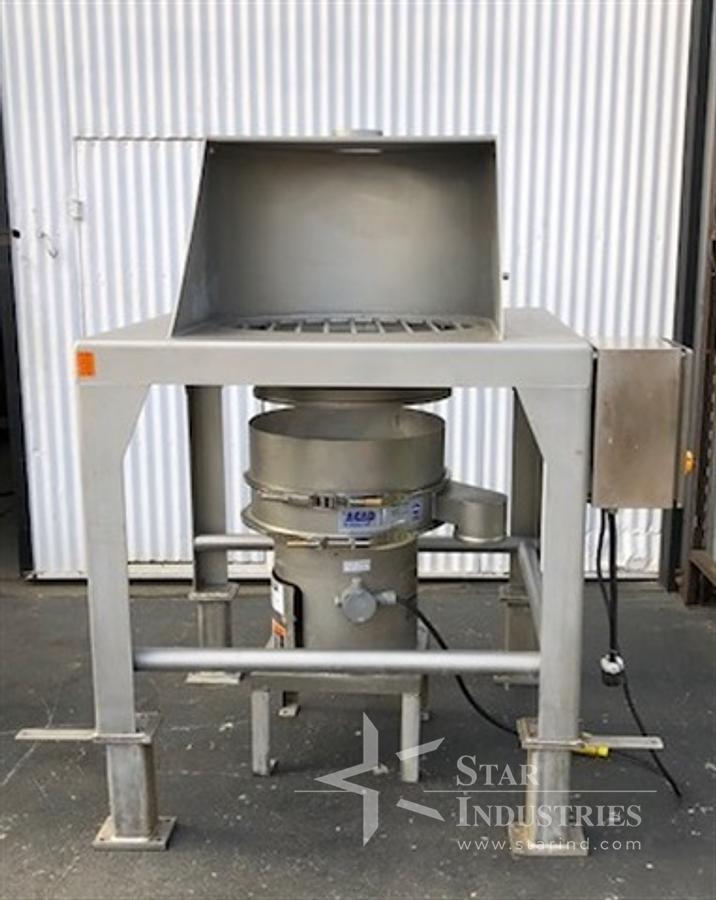 Used 24" Sweco Sifter w/ s.s. Feeder