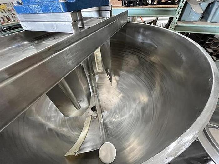 Used 200 gallon Groen Kettle with single motion sweep agitator