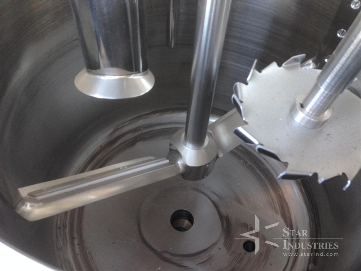 Used Fryma VME-50, 50 Liter jacketed, Process Mixer