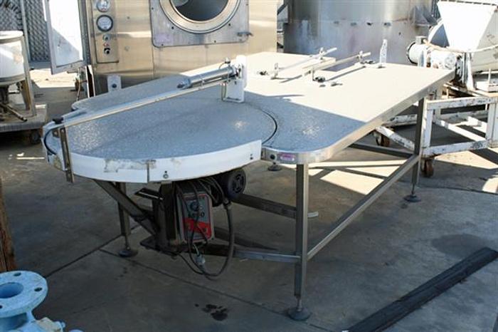 Used Turntable, 36" w/ 72" x 56" table and piston