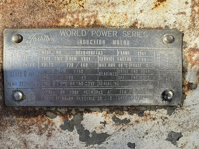 Used 270 c.f. S.S. Ribbon Blender