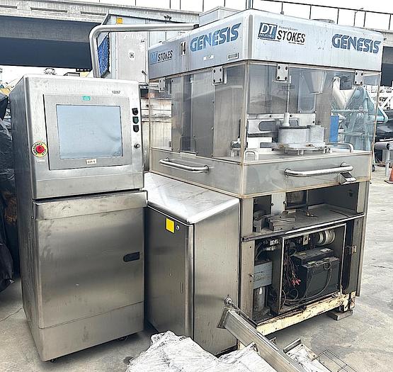 Used Genesis DT Stokes 43 station Tablet Press, Model 757, D-tooled