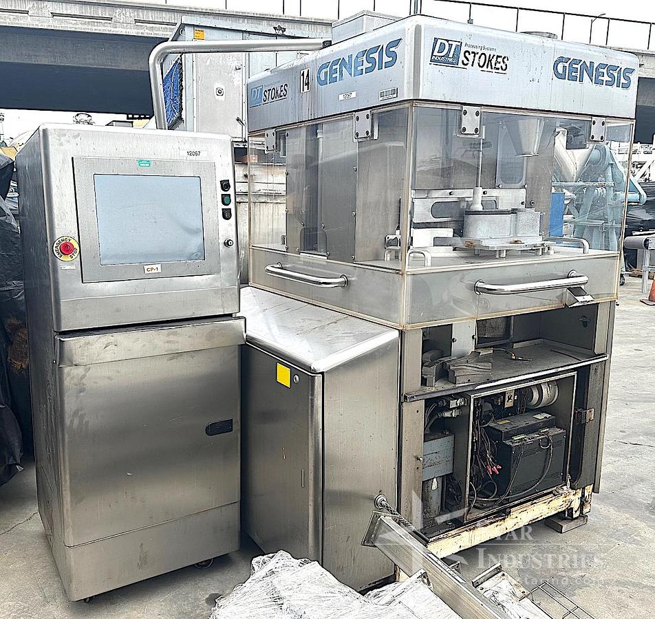 Used Genesis DT Stokes 43 station Tablet Press, Model 757, D-tooled