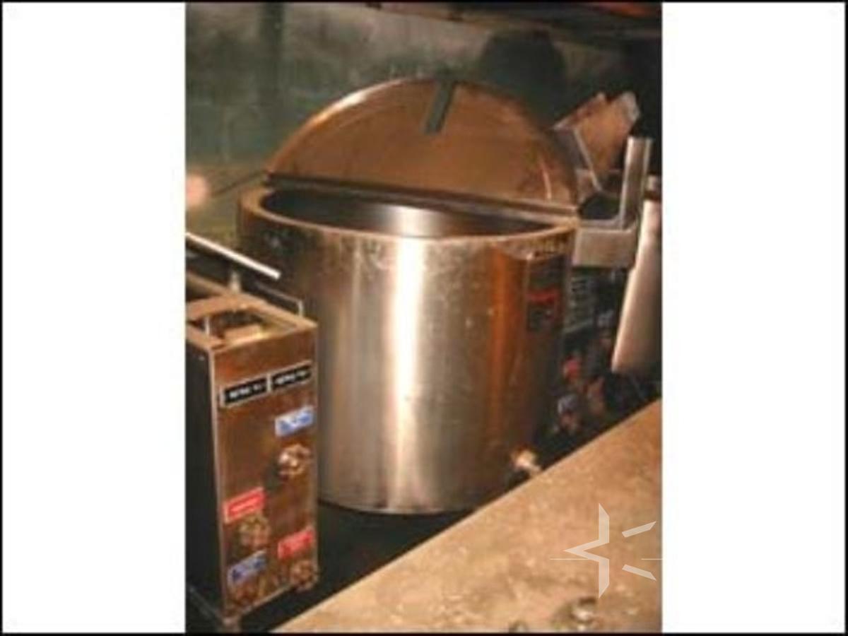 Used 60 GAL LEE KETTLE, S/S, 45 #