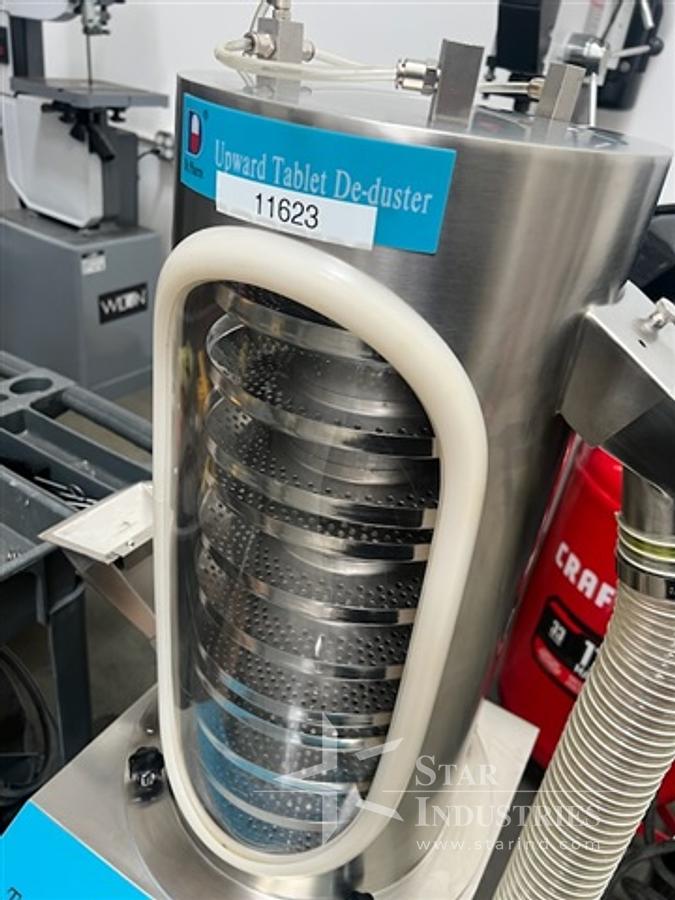Used Dr. Pharm Upward Spiral Tablet Deduster, Model SZ-300B