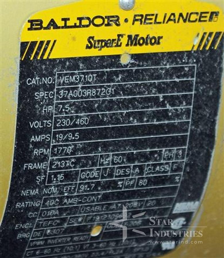 Used 7.5 h.p. Becker Vacuum Pump