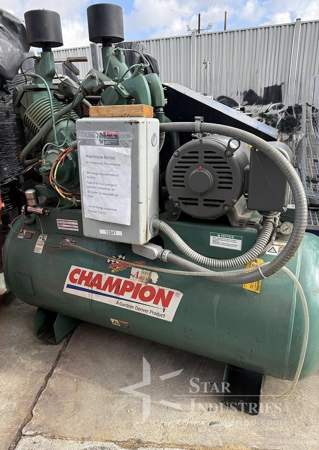 Used Compressor, Commercial, Champion Pneumatic, 25HP