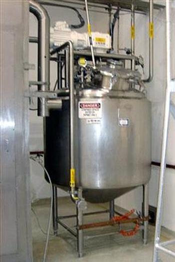 Used 300 gallon Stainless Fab. Jacketed Double-motion Kettle