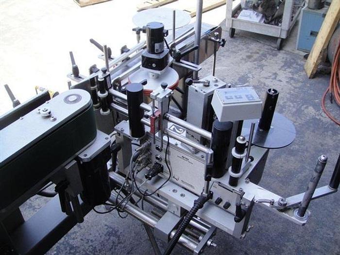 Used Modular Packaging Quadrel Q-10 Wrap-around Labeler