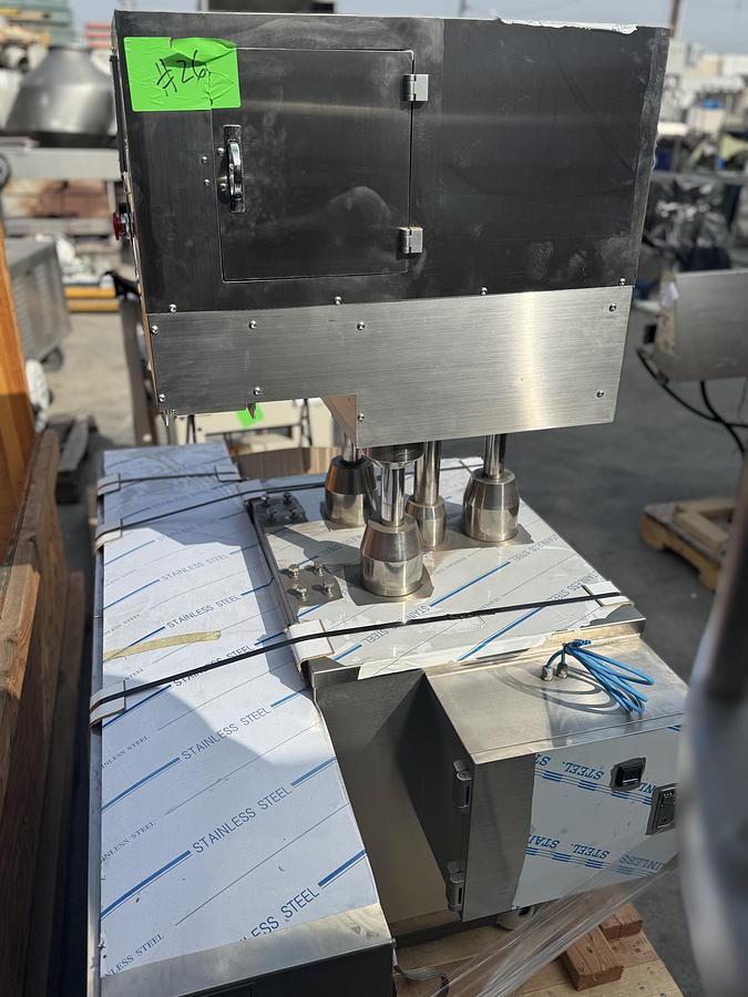 Used Sky Soft Gel Press Capper w/feeder Bowl