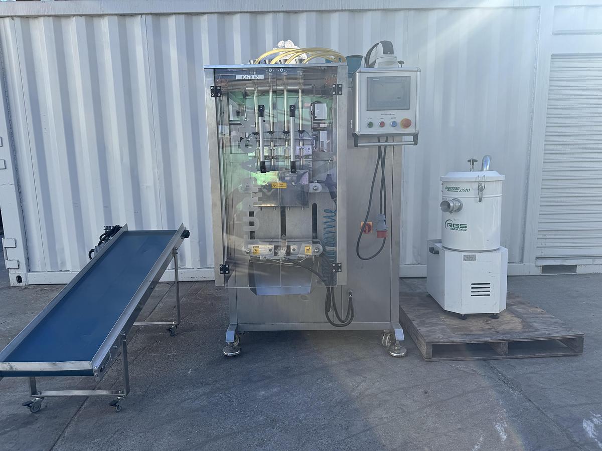 Used TurPack 3 Side Vertical Seal Stickpack- 4 Lane