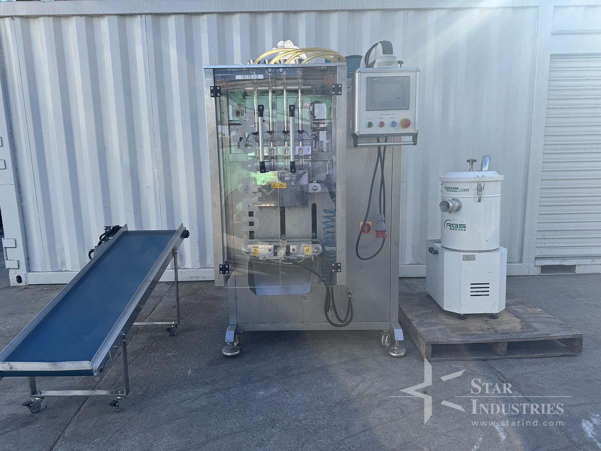 Used TurPack 3 Side Vertical Seal Stickpack- 4 Lane