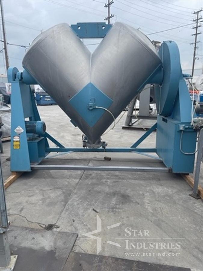 Used 75 c.f. Patterson-Kelley S.S. Twin Shell Liquids-Solids Blender