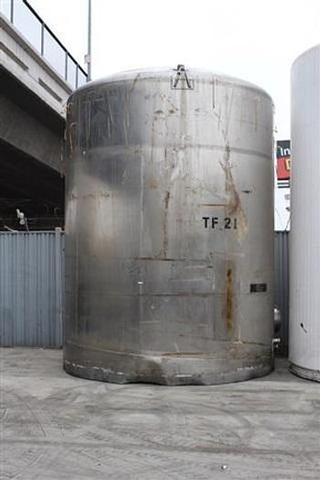 Used 10,000 gallon 316l S.S. DCI Tank