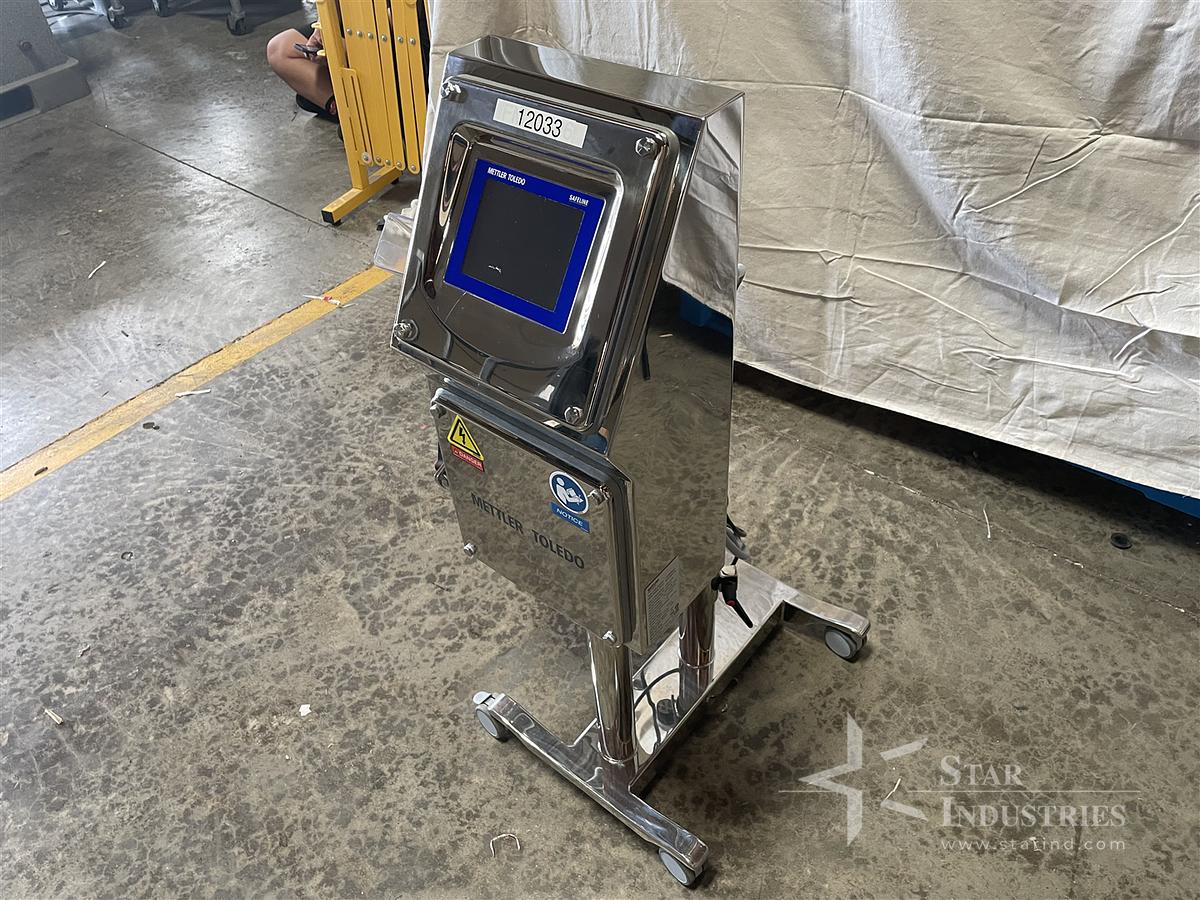 Used Mettler Toledo Safeline pour-thru Metal Detector