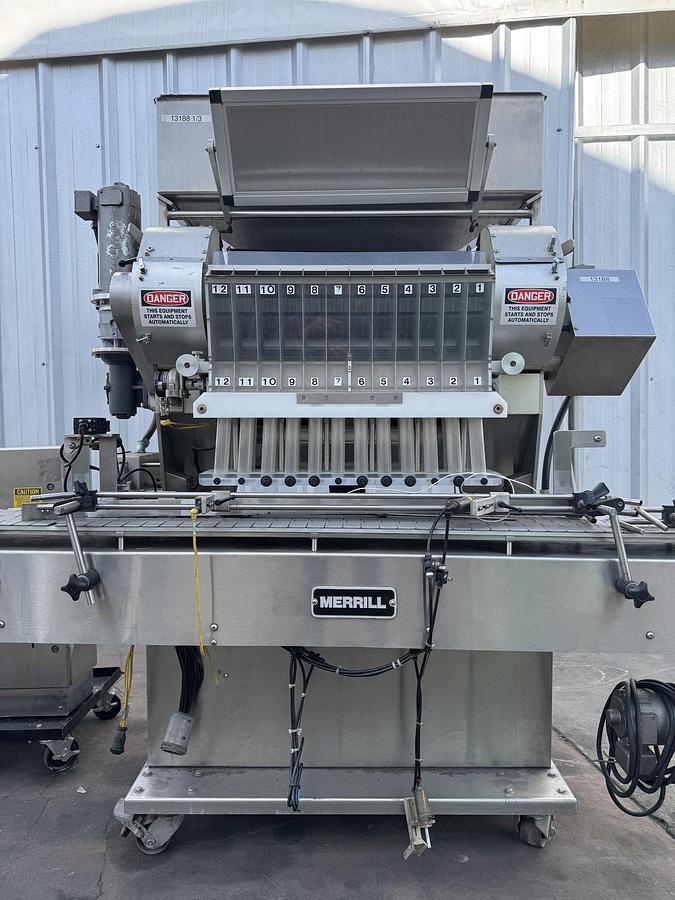 Used Merril Capsule Slot Counter 12 Station