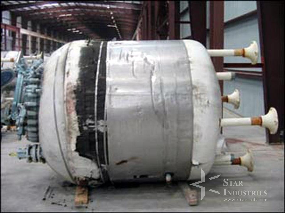 Used 750 gallon Pfaudler Glass-lined Reactor