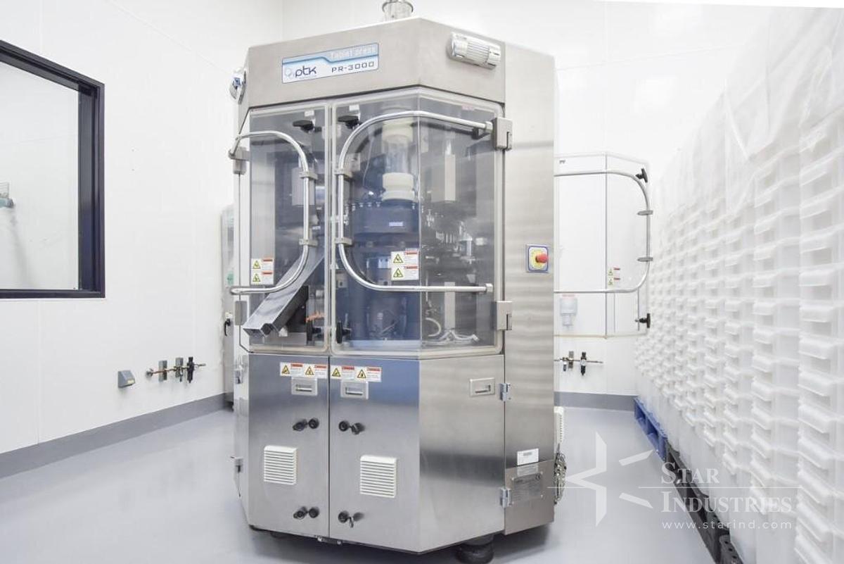 Used PR3000 Double Sided Rotary Tablet Press Model: PR3000