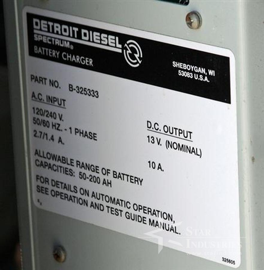 Used Detroit Diesel 30 KW Natural Gas powered Generator