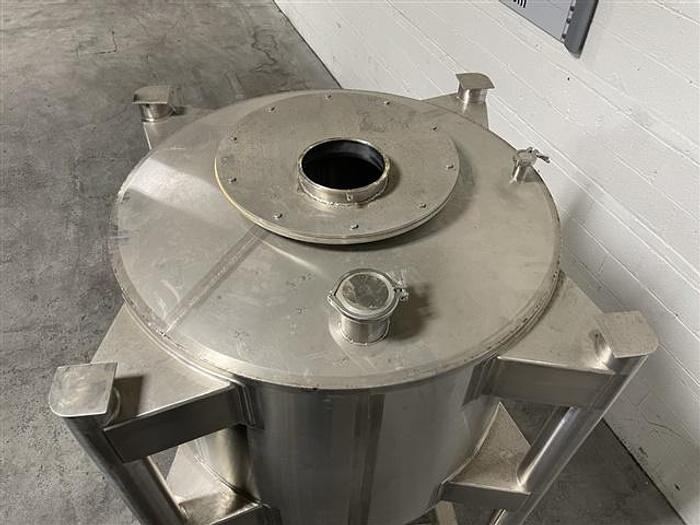 Used 50 Cu Ft Custom Powder Systems Bin, S/S