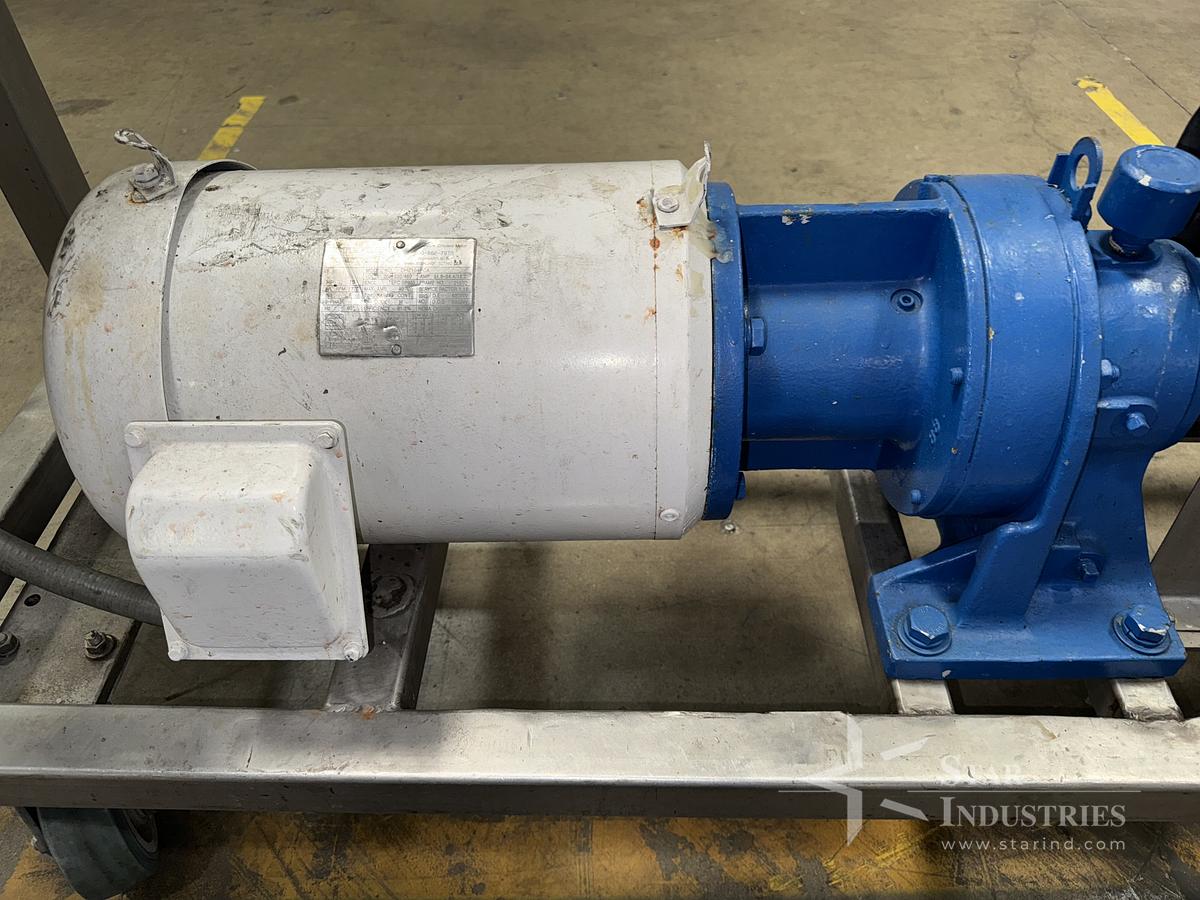Used Liquid transfer Pump with 10HP Sterling Electric Motor