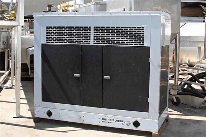 Used Detroit Diesel 30 KW Natural Gas powered Generator