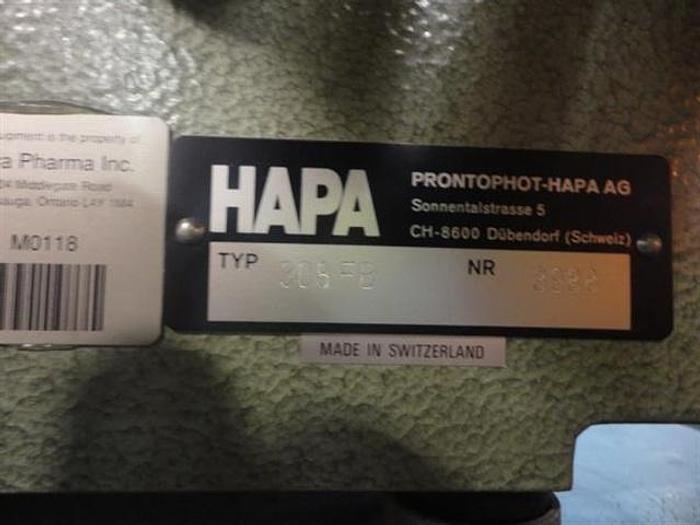 Used HAPA PRONTOPHOT HOT FOIL PRINTER
