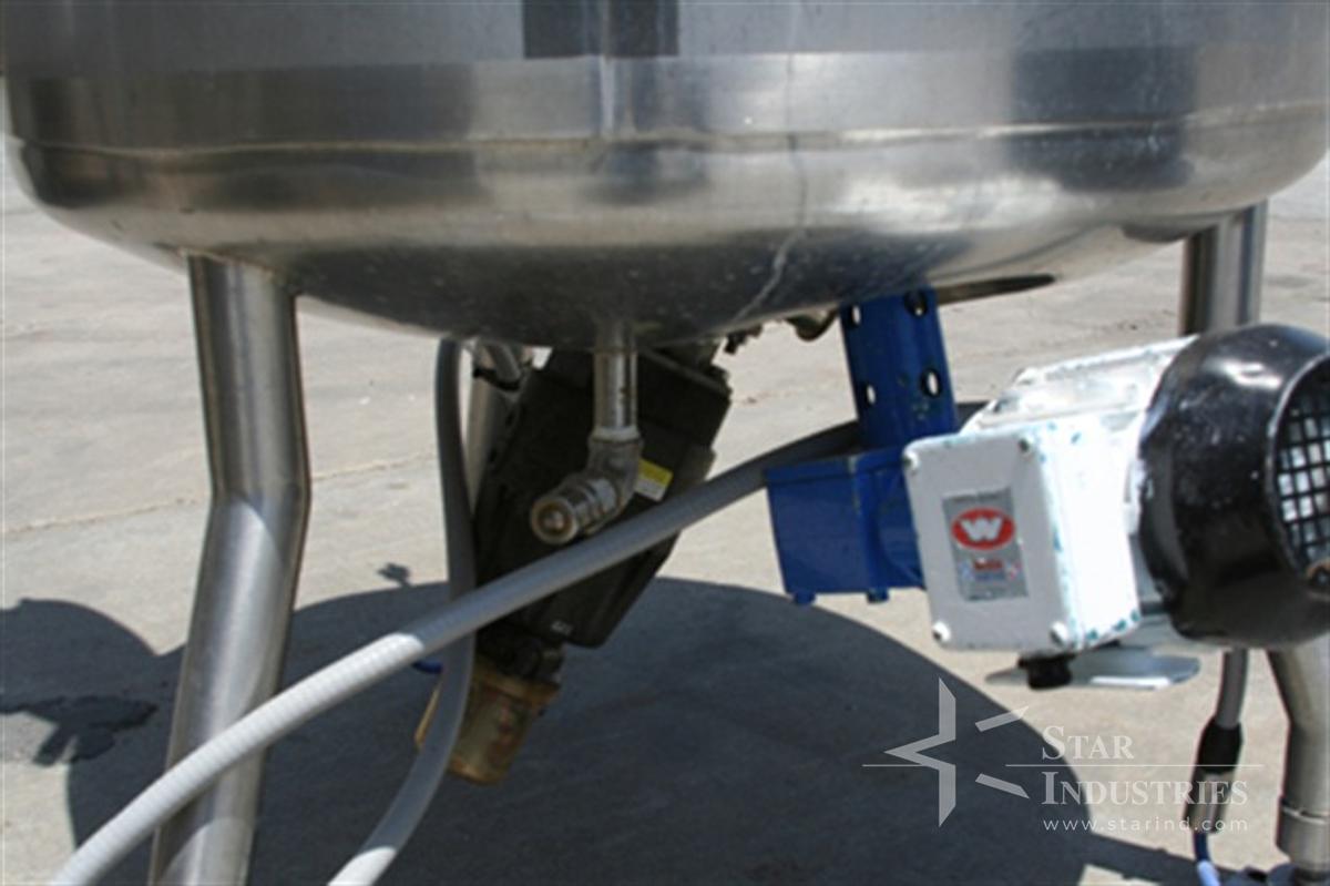 Used 375 liter C.E. Howard Jacketed Reactor