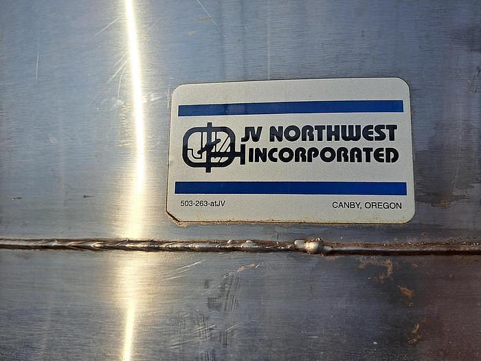 Used 1,300 Gallon, 316 Stainless Steel, Dish Bottom, JV Northwest