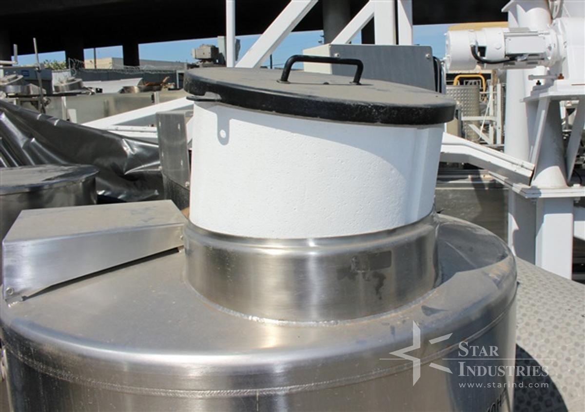 Used MVE Liquid Nitrogen Double-walled Vacuum Mix Tank