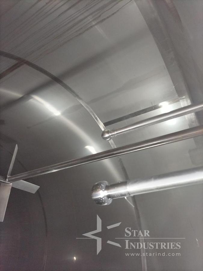 Used INOX-TECH Canada, Tank 6,000 Gallon, Stainless Steel, Vertical Jacketed, Agitated Storage Tank