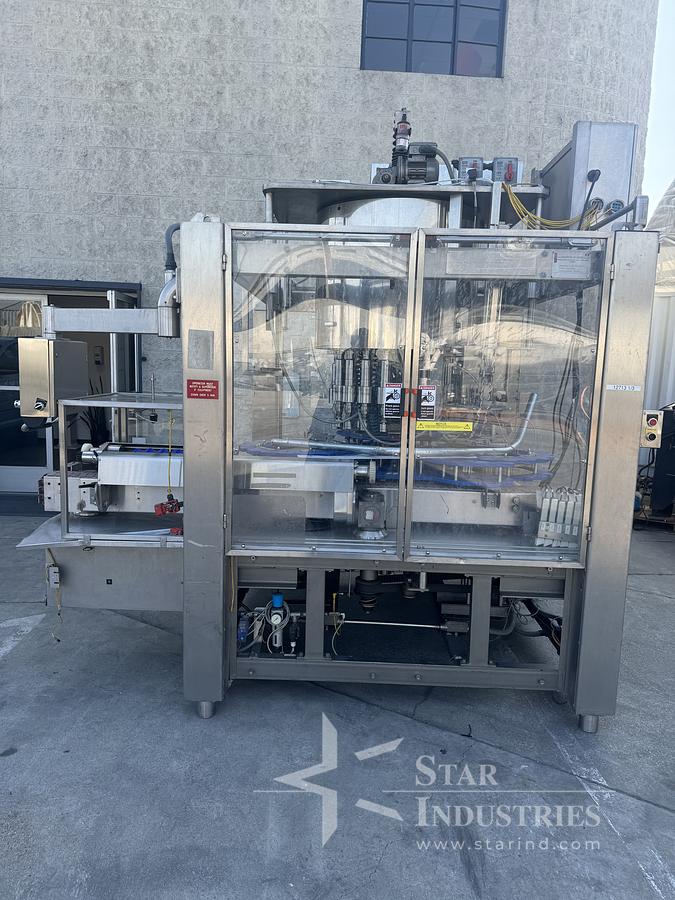 Used Zalkin Rotary Filler/Capper with Feeder
