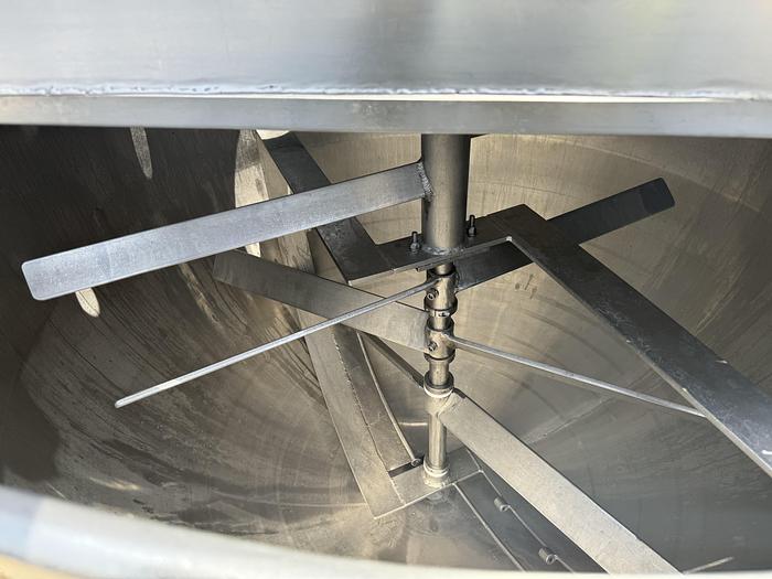 Used 300 Gallon Lee Single-motion Swept Jacketed Kettle