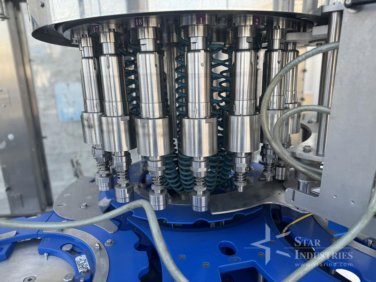 Used Zalkin Rotary Filler/Capper with Feeder